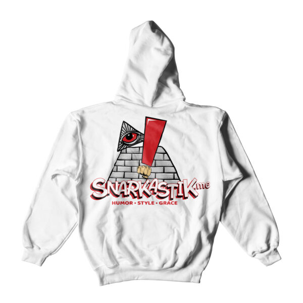 White Snark Hoodie - Image 2