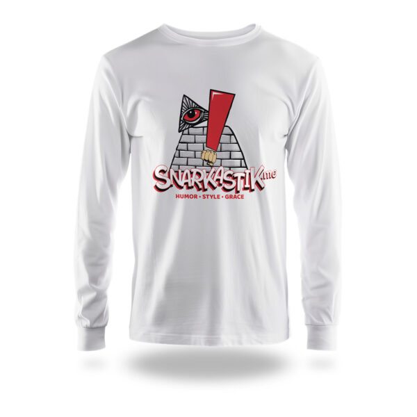 White Snark Long-Sleeve Shirt